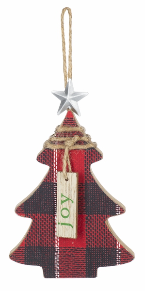 Christmas Tree Décor |  6.25" Holiday Plaid Christmas Tree Ornaments (Sold Individually) Christmas Décor Christmas Tree Décor