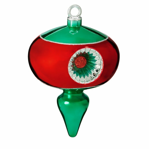 Christmas Tree Décor |  9.5" Reflector Finial Ornament Christmas Décor Christmas Tree Décor