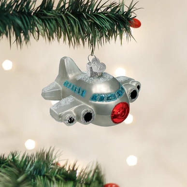 Christmas Tree Décor |  Airplane Glass Ornament Christmas Décor Christmas Tree Décor