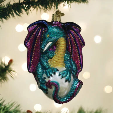 Christmas Tree Décor |  Fantasy Dragon Glass Ornament Christmas Décor Christmas Tree Décor