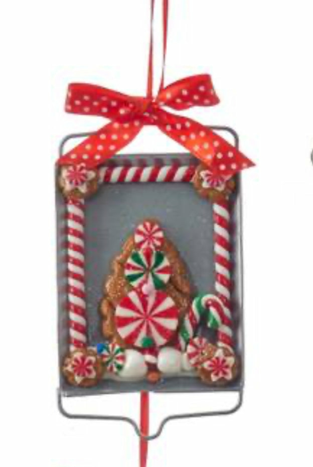 Christmas Tree Décor |  Gingerbread Cookie Tray Ornament Christmas Décor Christmas Tree Décor