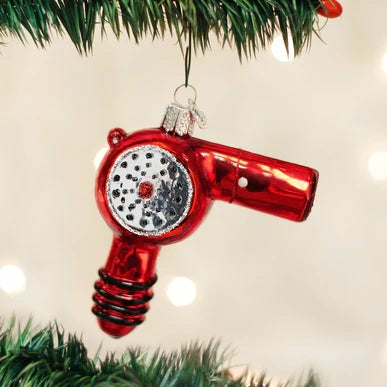 Christmas Tree Décor |  Glass Blow-Dryer Ornament Christmas Décor Christmas Tree Décor