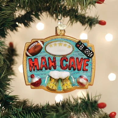 Christmas Tree Décor |  Man Cave Glass Ornament Christmas Décor Christmas Tree Décor