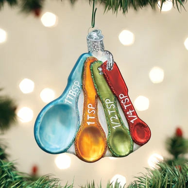 Christmas Tree Décor |  Measuring Spoons Glass Ornament Christmas Décor Christmas Tree Décor