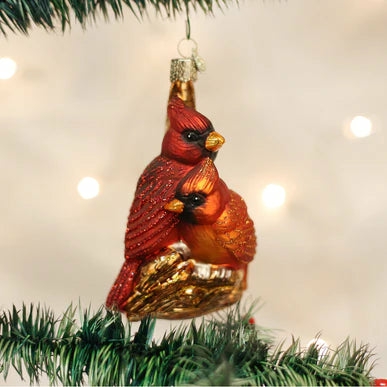 Christmas Tree Décor |  Pair Of Cardinals Glass Ornament Christmas Décor Christmas Tree Décor