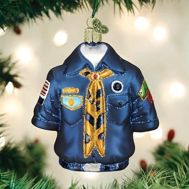 Christmas Tree Décor |  Scout Uniform Glass Ornament Christmas Décor Christmas Tree Décor