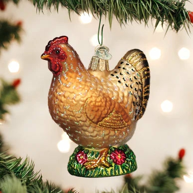 Christmas Tree Décor |  Spring Chicken Glass Ornament Christmas Décor Christmas Tree Décor