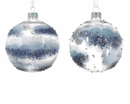 Christmas Tree Décor |  Transparent Glass Ornament  8Cm H (2 Styles Available – Sold Individually) Christmas Décor Christmas Tree Décor