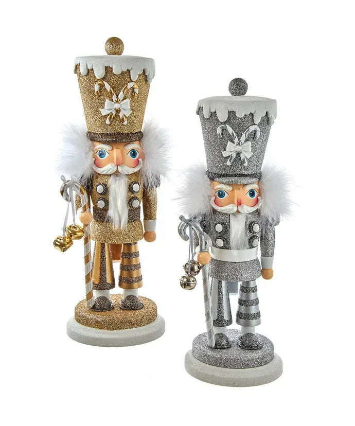 Figurines |  16" Hollywood Nutcrackers™ Silver And Gold Soldier Nutcrackers/Sold Individually Christmas Décor Figurines