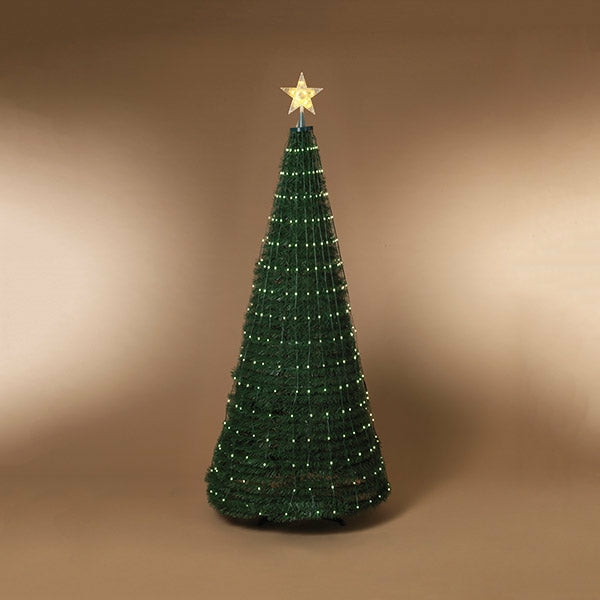 Figurines |  6′ H Indoor/Outdoor Electric Color Changing Lighted Pop-Up Tree Christmas Décor Figurines