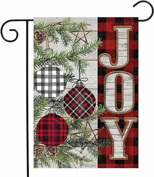 Home Décor |  Patterned Ornaments Christmas Double-Sided Garden Flag (Stand Not Included) Christmas Décor Home Décor