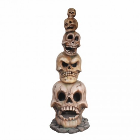 Large Halloween Décor |  5 Moods Skull Pillar Fall / Halloween Large Halloween Décor