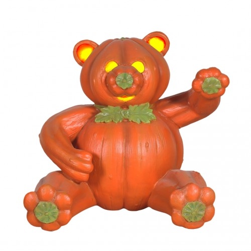 Large Halloween Décor |  Sitting Pumpkin Bear Fall / Halloween Large Halloween Décor