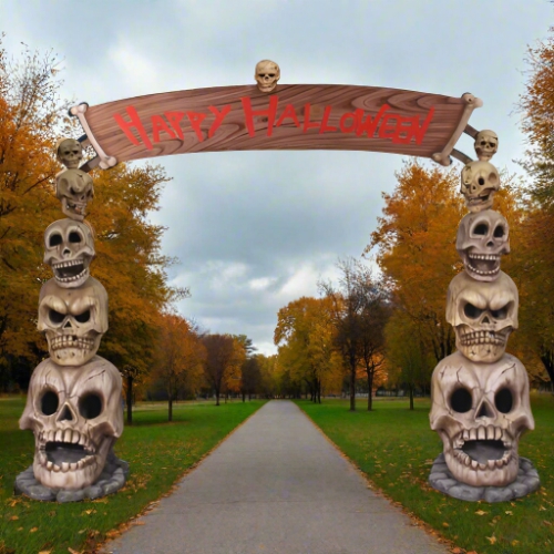 Large Halloween Décor |  Skull Archway Fall / Halloween Large Halloween Décor